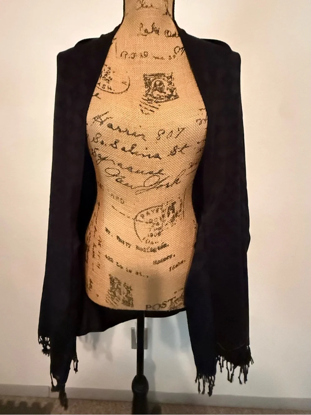 Black Scarf Shawl